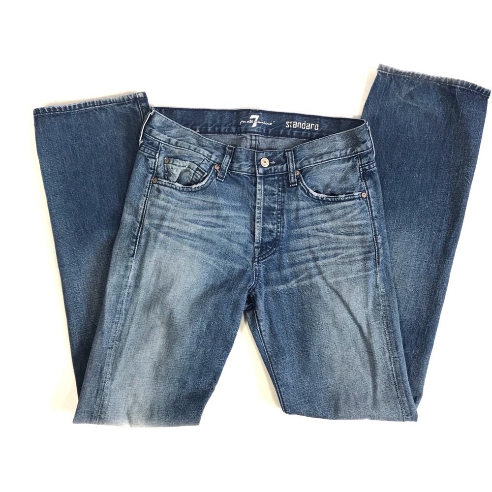 7 For All Mankind Standard Jeans Size 29 - Picture 2 of 8